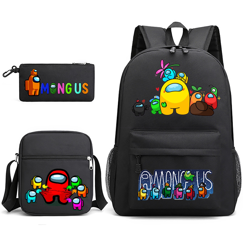 Entre nosotros tres piezas mochila Juego periférico anime a lo largo de nosotros