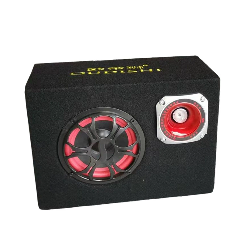 Усиленная Bluetooth-колонка для грузовика, 5" сабвуфер трубчатый/квадратный/туннельный, 12/24/220 В