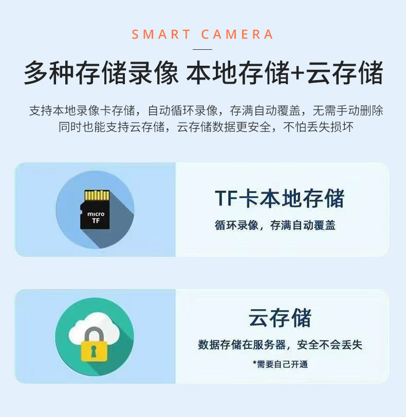 Qianniao IoT güvenliği yüksek çözünürlüklü gözetleme kamerası kızılötesi tam renkli gece görüşlü akıllı kamera 360 derece dönüş