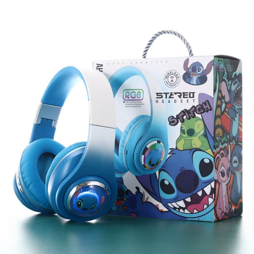 Cápsula espacial de comercio exterior Sticky Headset encantador auriculares Bluetooth de dibujos animados auriculares estéreo de música image 8