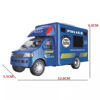 Ambulance, metal car model, police car, alloy car, fire truck