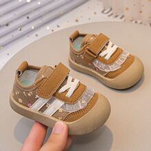 婴幼儿小碎花女宝宝鞋秋季新款软底运动鞋稳步鞋学步鞋中小童鞋