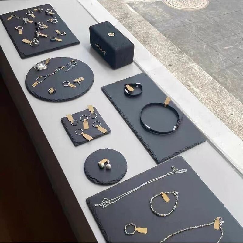 Ins Black Natural Stone Jewelry Photo Jewelry Plate Ornaments Decorative Props Photography Small Objects Creative Background Ins Black Natural Stone Jewelry Photo Jewelry Plate Ornaments Decorative Props Photography Small Objects Creative Background