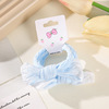 Fresh towel with bow, cloth, hair rope, gradient, Korean style, internet celebrity