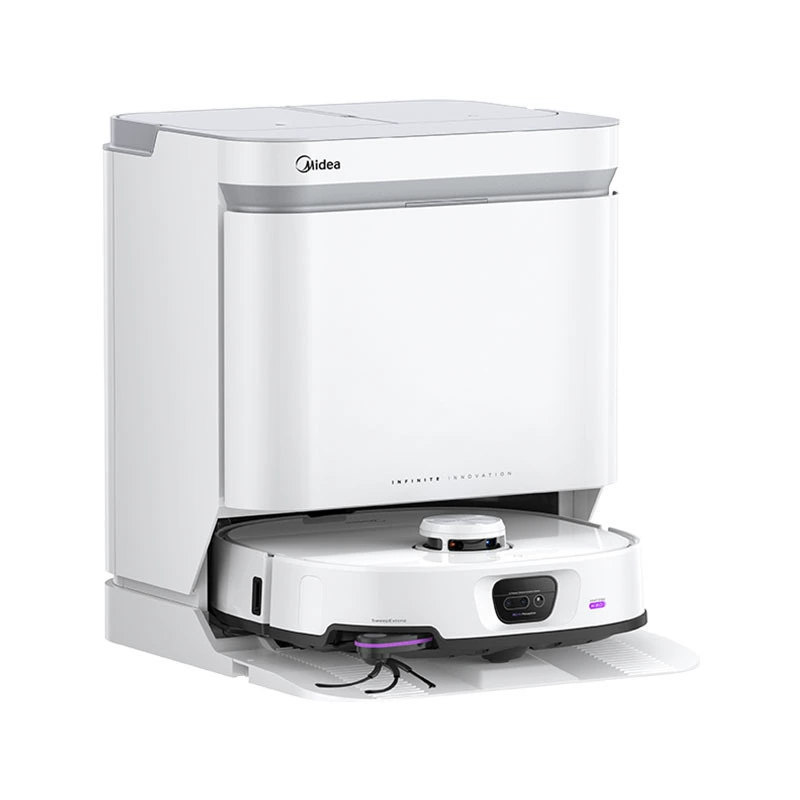 美的 Sweeper robot polar white large suction sweeping and mopping all in one AI intelligent cleaning V16pro water tank version