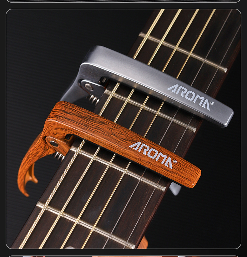 Capotraste universal para violão folk clássico e elétrico_voghion.com