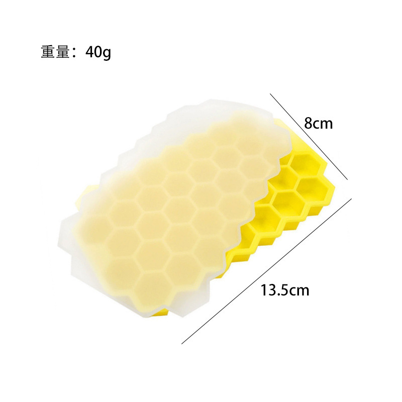 国境を越えた食品グレードのシリコーン製氷皿ウイスキー製氷皿蓋付き製氷ボックス家庭用大容量アイスキューブ型シリコーン|undefined