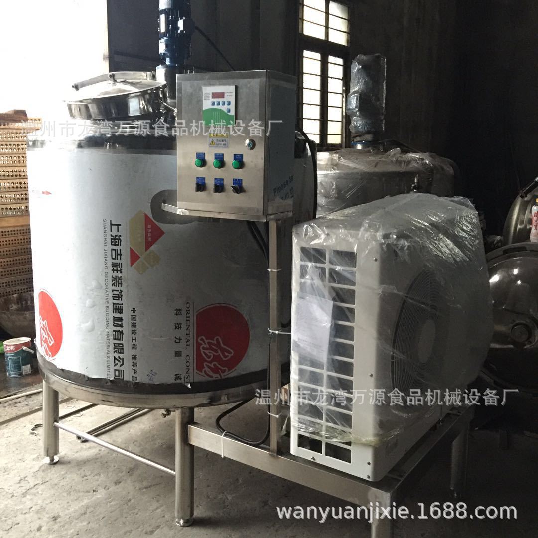 供应万源机械血浆制冷罐厂家不锈钢立式直冷式牛奶保鲜储存制冷罐