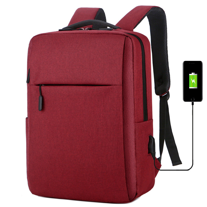 Nuevo estilo de comercio exterior, viajes de negocios de alto valor, carga USB, mochila de 15,6 pulgadas de gran capacidad, mochila escolar para estudiantes de secundaria