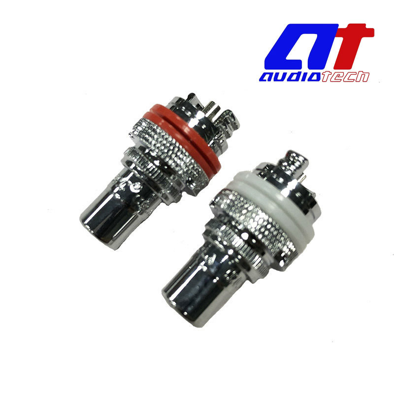 RCA插座纯镀铑金母音频