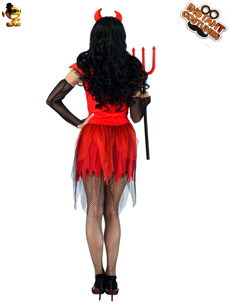 Halloween adulto grande hembra demonio vampiro traje fantasma Festival femenino vampiro juego de rol traje de fiesta