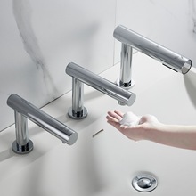 卫生间台面感应皂液器龙头组合三合一烘干给皂器入墙商场干手器