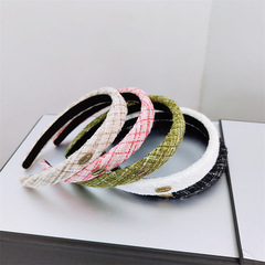 Red Fabric Hair Band Korean Dongdaemun Girls' Heart Natural Fashion Headband Unique Personalized Versatile Hair Accessory