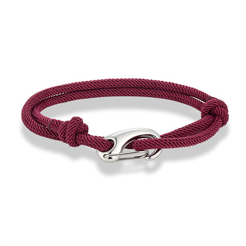Basic Einfacher Stil Einfarbig Edelstahl 304 Seil Schnur Streich Armbänder Großhandel display picture 3