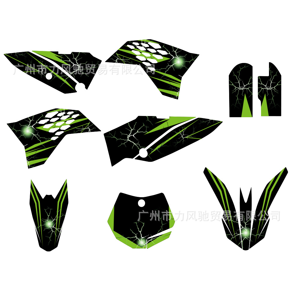 Motocicleta todoterreno conjunto completo de pegatinas para SX 65 2009 - 2012 pegatinas impermeables pegatinas de automóviles image 5