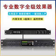プロフェッショナルプリアンプエフェクターマイクアンチハウリングBluetoothリバーブDSPホームKTVオーディオデジタルイコライゼーション処理