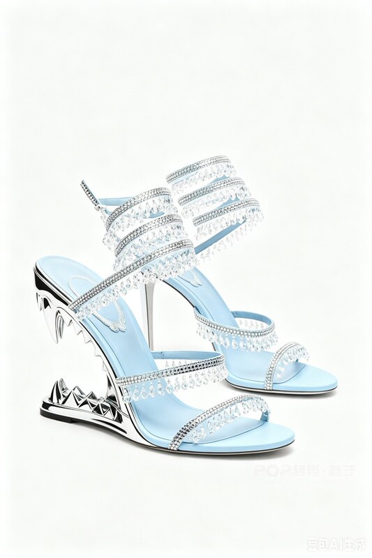 Summer Stiletto Open-Toe Fashion Sandals with Rhinestone Snake-Shaped Straps 2026 Round-Toe Party Crystal Fashion New Style Summer Stiletto Open-Toe Fashion Sandals with Rhinestone Snake-Shaped Straps 2026 Round-Toe Party Crystal Fashion New Style
