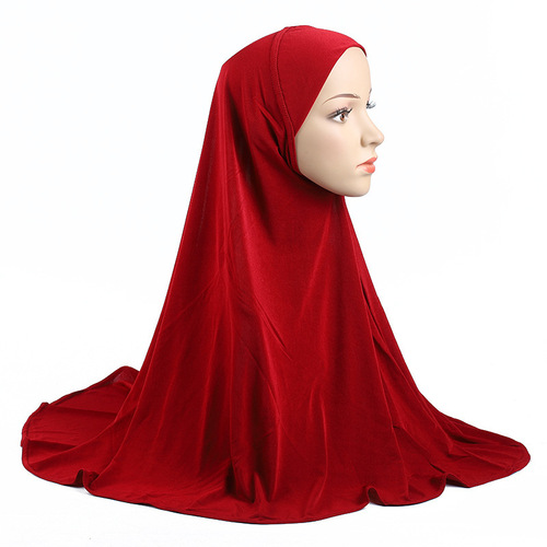 Pure Color Light Board Lady Hat Malaysian Silk Scarf H062