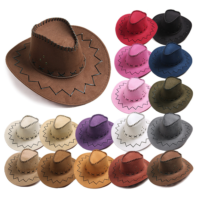 Spring wholesale Western Denim hat summer women's sun hat European and American style retro big brim beach sun hat