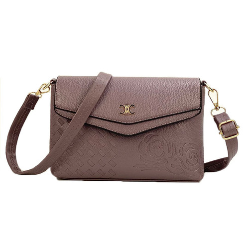 Handbags from Qianzi Fox Cross-Border - New Lychee Pattern, Multi-Layer, Large Capacity, Crossbody Bag for Women, Sold on Street Stalls