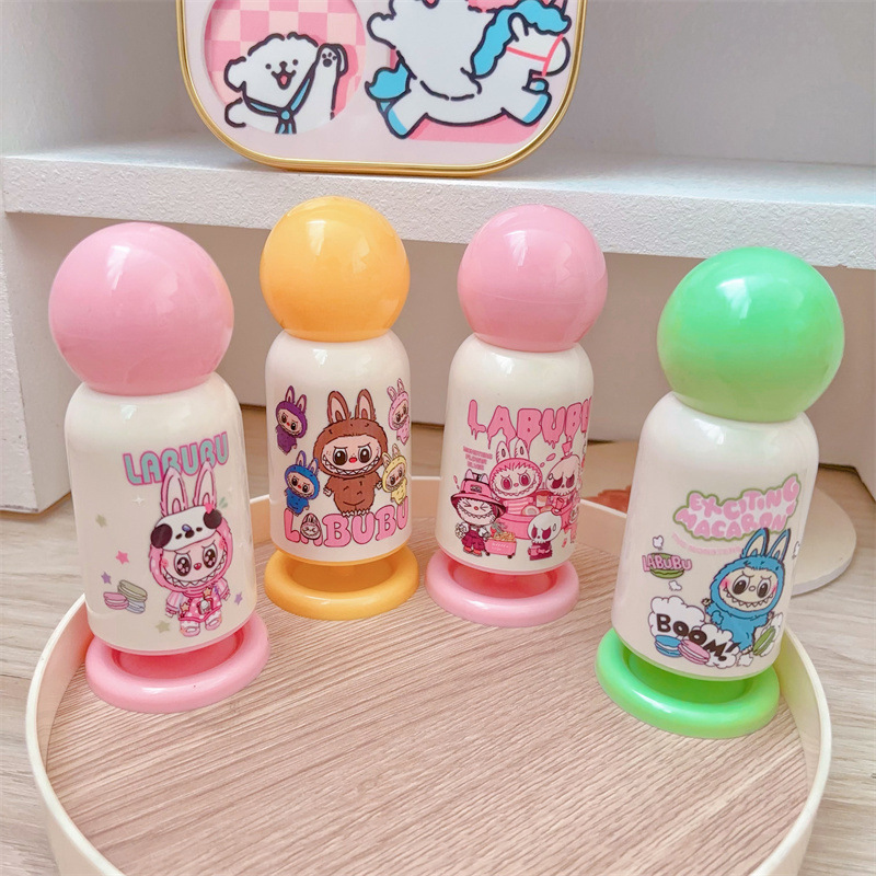 アニメかわいいクロミ少女オフィスデスクトップ紙かご家庭用押圧式デスクトップ茶箱紙くず箱|undefined
