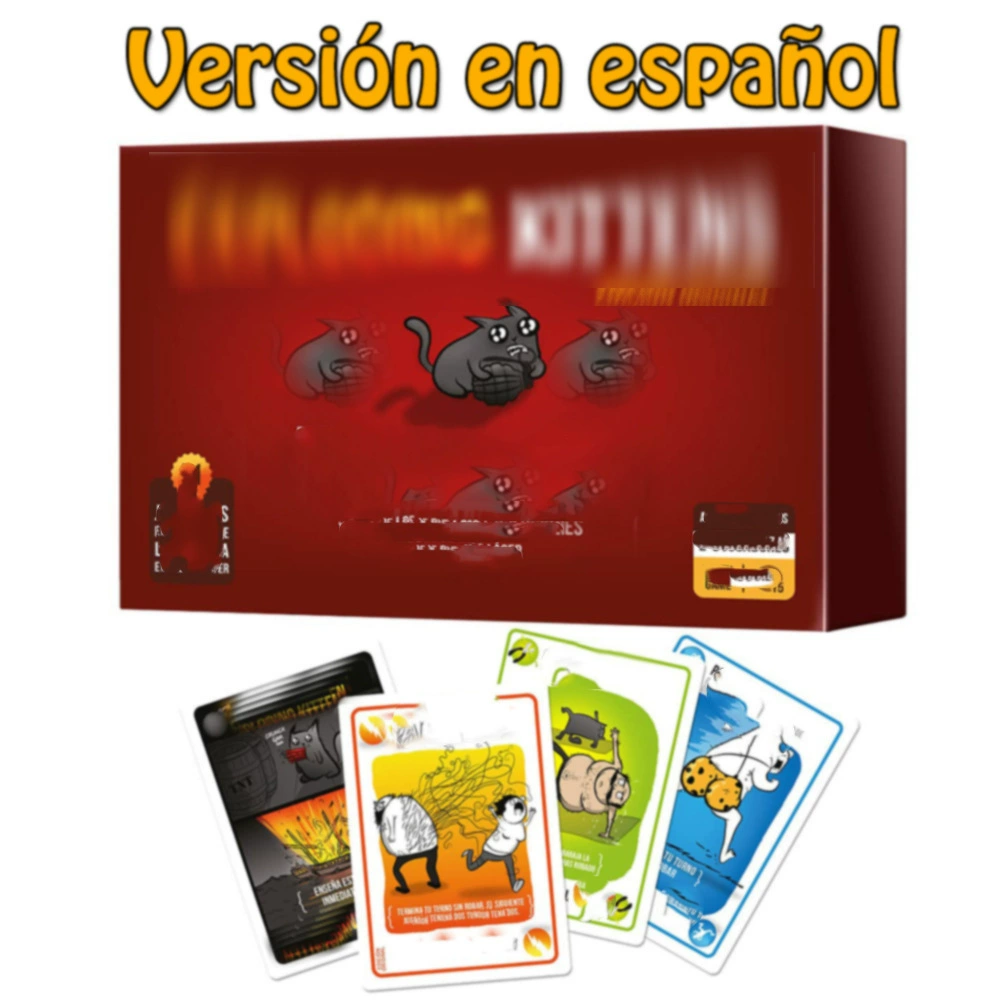 Cross-border hit Spanish kittens Exploding Kittens family party tabletop game