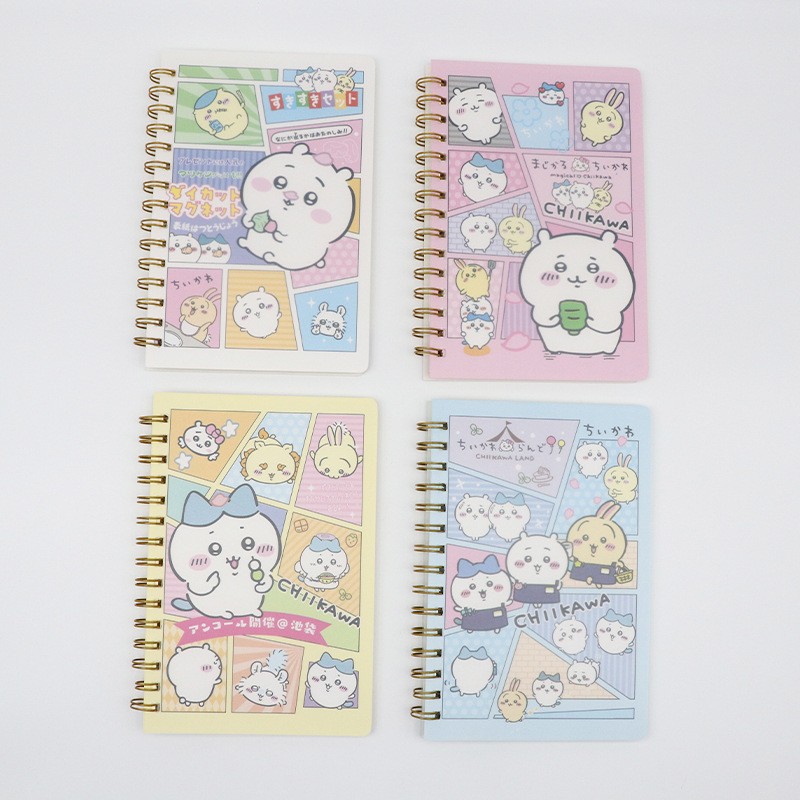 ATS-51645 Jiyikawa 롤오버 PP 컬러 페이지 코일 북 A5