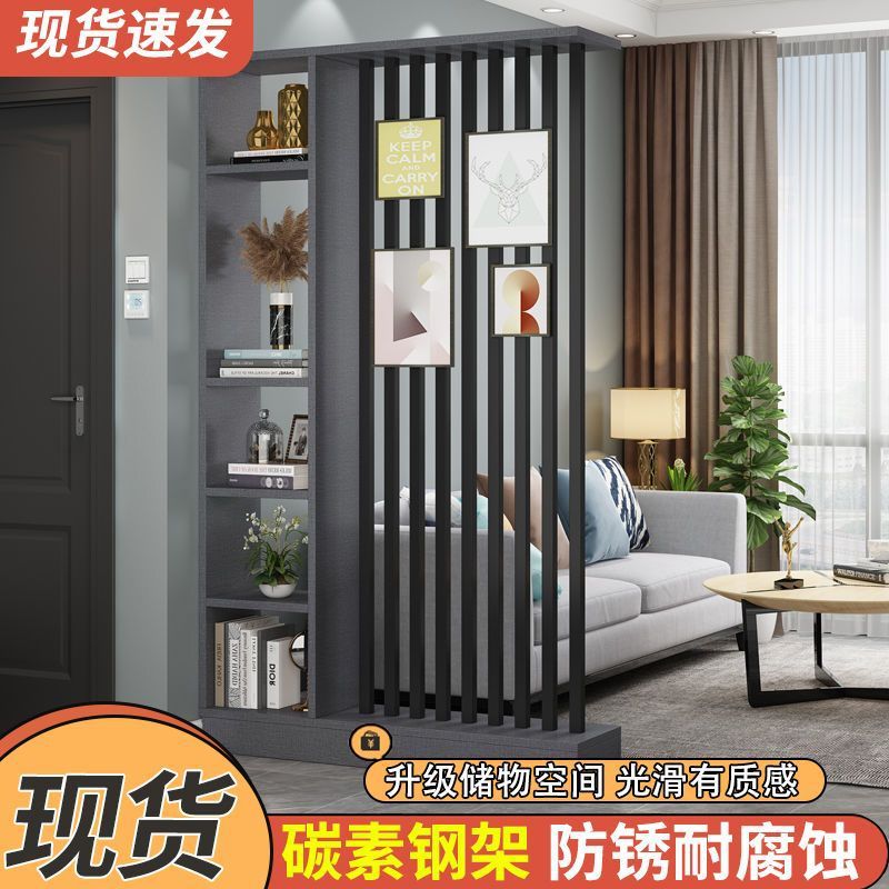 落地屏风隔断客厅2025新款家用中式创意隔断入户正对门装饰屏风柜|undefined