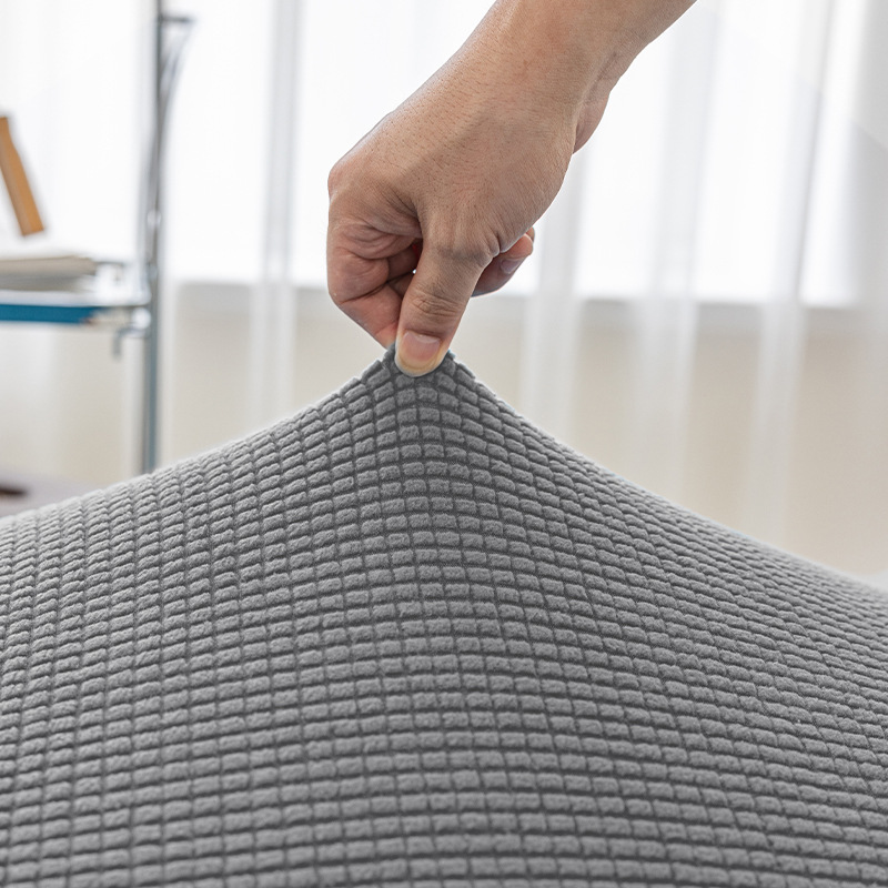 Funda de silla personalizada y funda de pedal para sofá de sala de estar transfronterizo, funda de pedal a cuadros europea y americana, funda de silla de pedal engrosada