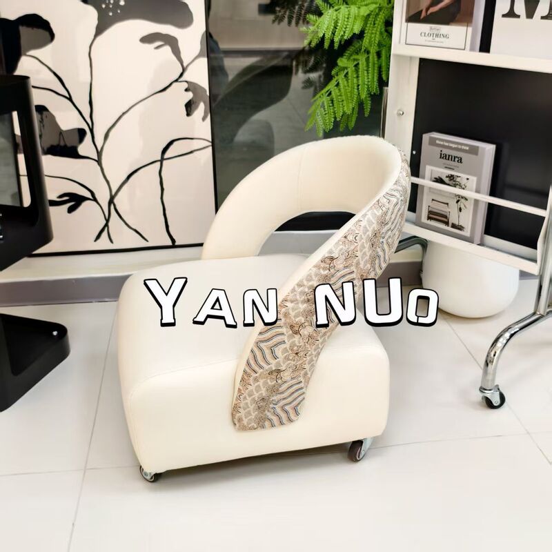 单人休闲溜溜沙发北欧轻奢现代小户型客厅家用异形溜溜凳换鞋凳子|undefined