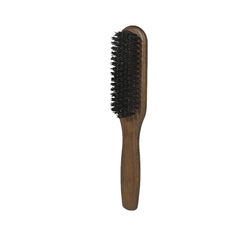 人気のメンズヘアブラシ、ひげスタイリングコーム、猪毛ひげブラシ、メンズひげケアコーム、多機能クリーニングブラシ|undefined
