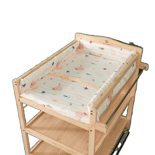 Diaper Table Mat Pure Cotton Anti-Collision Cotton Mat Baby Care Table Mat Removable and Washable in Various Colors
