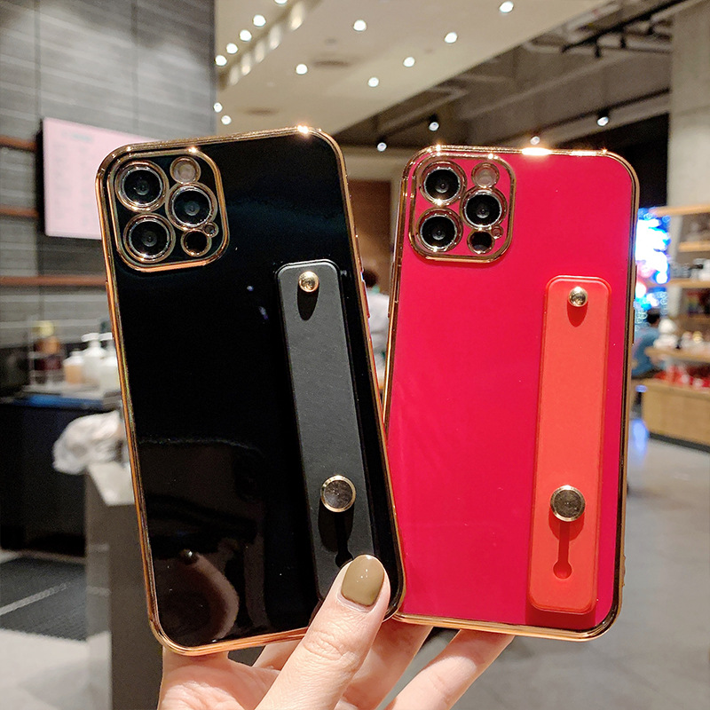 Colore solido elettrolitico adatto per telefono con supporto Apple 14promax Custodia protettiva 6D con foro di precisione 14/X/XR_voghion.com