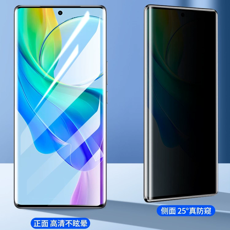 Подходит для vivo Y78+ защитное стекло полноэкранное Y78 Plus изогнутая поверхность Y100 керамическая плёнка защита от подглядывания и синего света