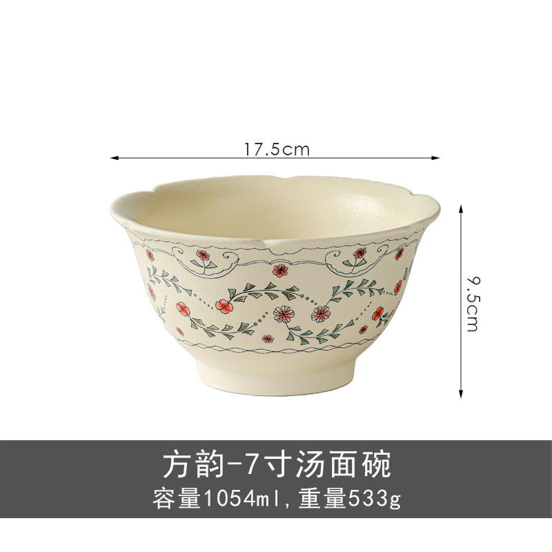 Shang 'en cerámica caña encaje esmaltado plato de comida plato de Tulipanas plato de cerámica francesa plato de postres plato de frutas