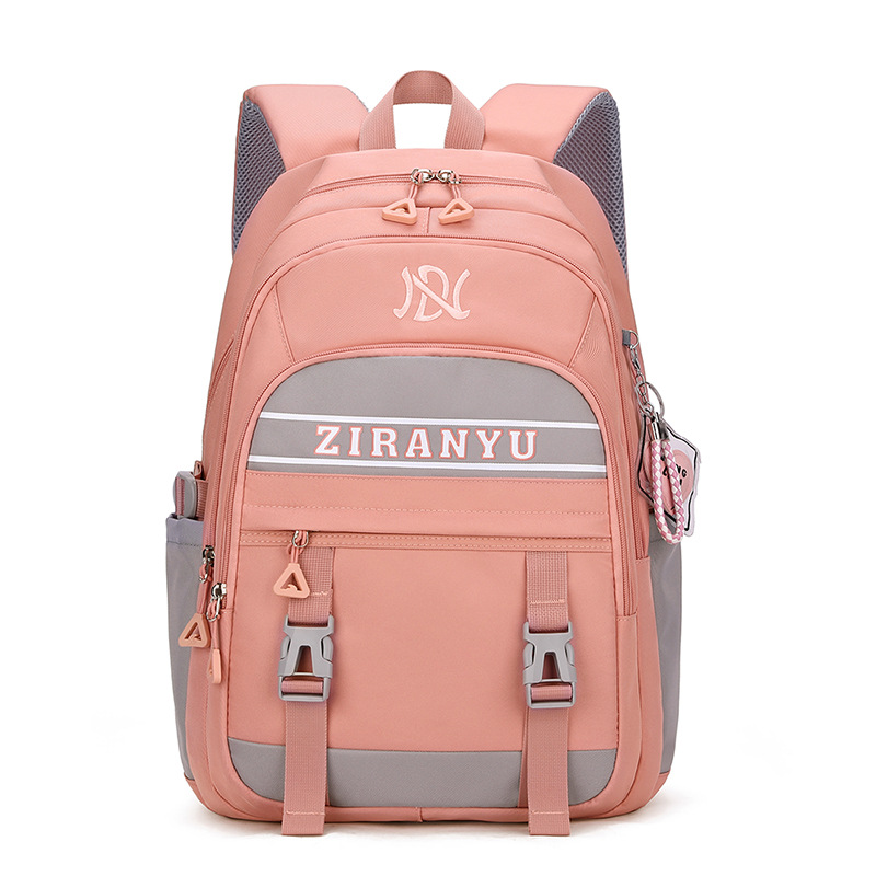 Peces naturales mochila de una sola pieza de entrega de gran capacidad estudiante de la escuela primaria grado femenino 3-9 logotipo imprimible transfronteriza Venta caliente