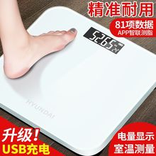 智能体脂秤电子秤体重秤人体称重APP测脂减肥家用成人精准健康秤