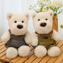 新背带西高地狗狗玩偶跨境毛绒玩具女孩布偶娃娃公仔儿童生日礼物