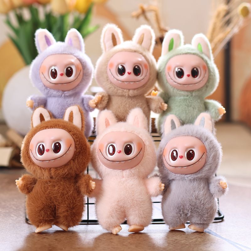 かわいいビニールウサギのペンダントぬいぐるみ人形ウサギのバッグペンダントキーホルダー人形人形|undefined