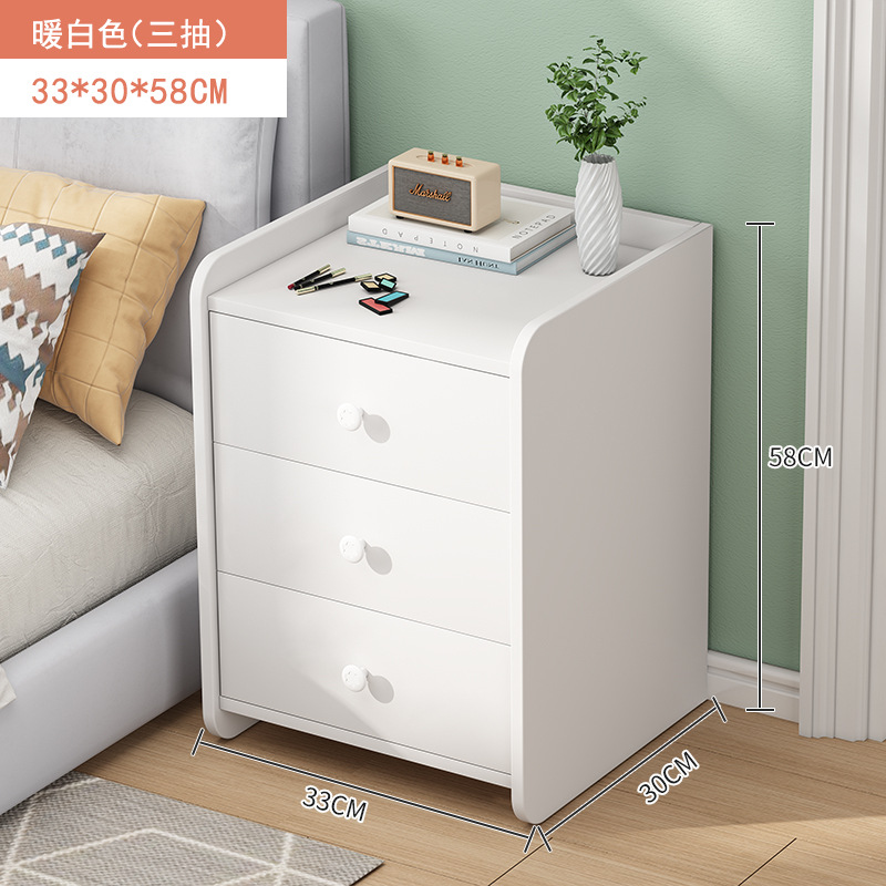 Mesita de noche dormitorio simple moderno pequeño Gabinete simple pequeña mesita de noche gabinete de almacenamiento Internet celebridad almacenamiento del hogar mesita de noche