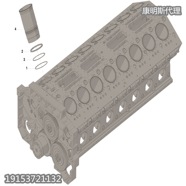 供应4089143发动机缸套组件 重型机械康明斯K系列零部件