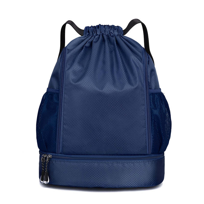 En stock bolsa de cordón de baloncesto al aire libre bolsa de lazo mochila de viaje para hombres y mujeres bolsa de baloncesto deportivo ligero