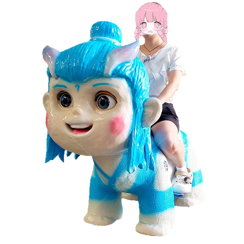 Simulación de silicona de piel suave dragón volador dinosaurio coche de atracciones en línea famoso padre-hijo centro comercial plaza fábrica de equipos de recreo fuente