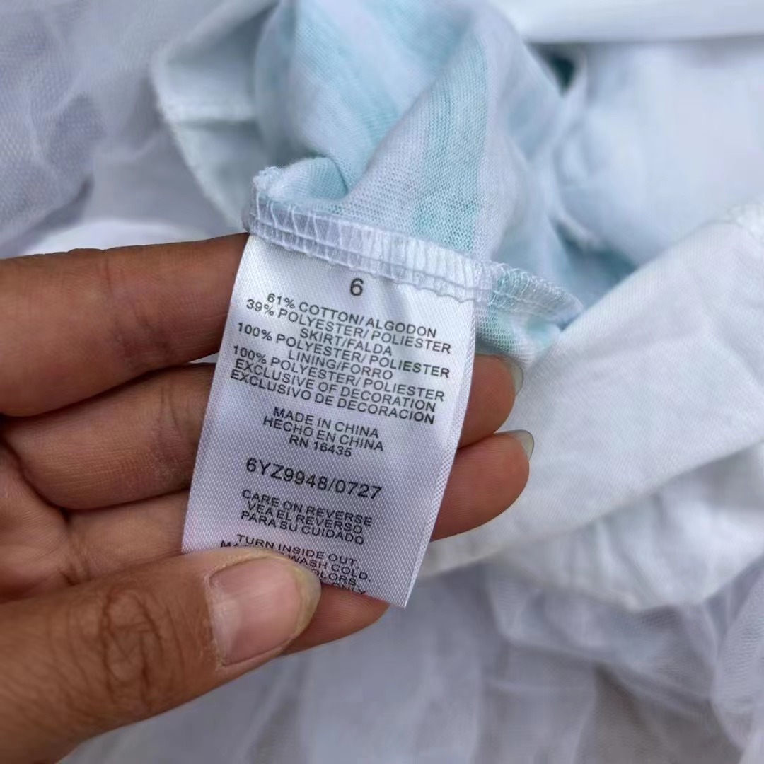 Vestido para niños falda de marca europea y americana de verano para niños DS-usted se viste al por mayor