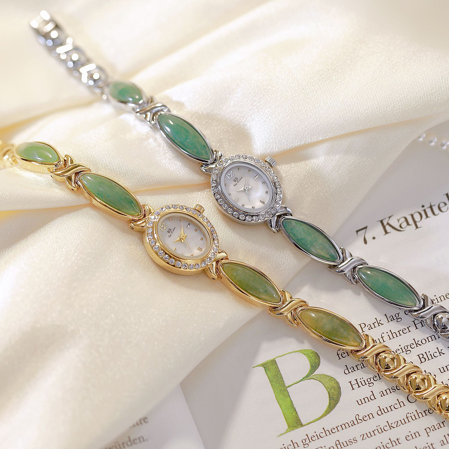 60g Weight Tempered Glass Mirror Material Fine Steel Strap Material Watch Classification Pointer Display Type Jewelry Buckle Buckle Style Oval Dial Shape Daily, Tea Party Occasion Quartz Movement Solid Color Pattern All Seasons Season Women's Gender Elegant, Classic Style Style Elegant Classic Style Solid Color Jewelry Buckle Quartz Watch 13