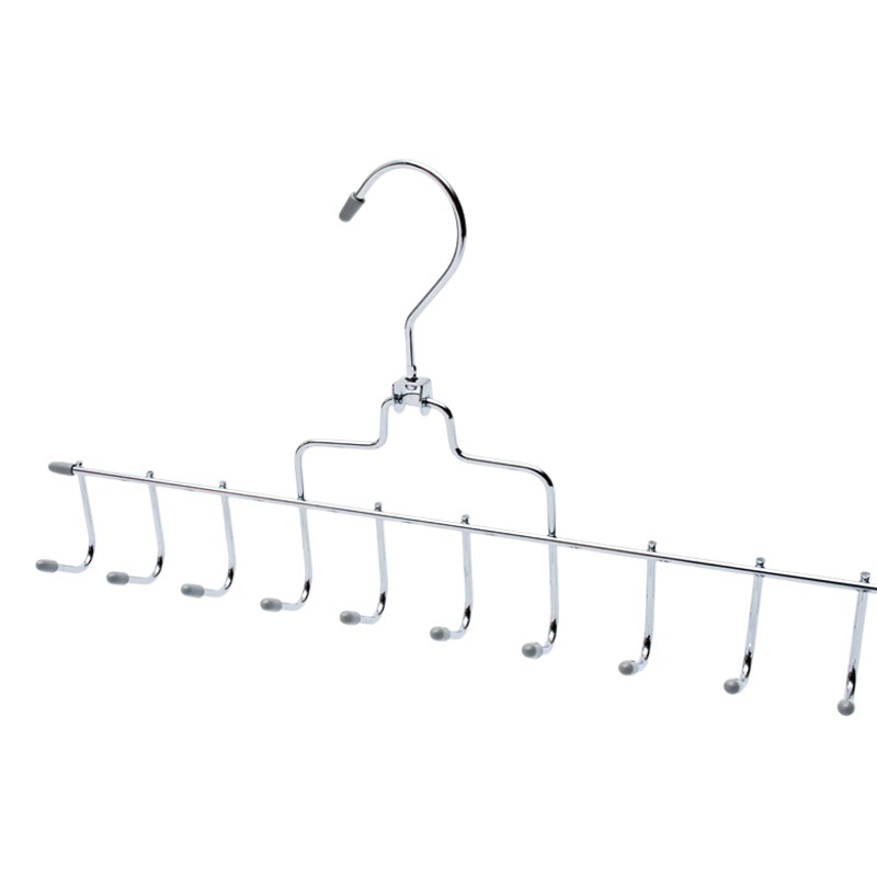 Stainless Steel Hook Belt Rack Household Belt Tie Sling Multi-functional Hanger Hanging Scarf Scarf Storage Hook Hanging