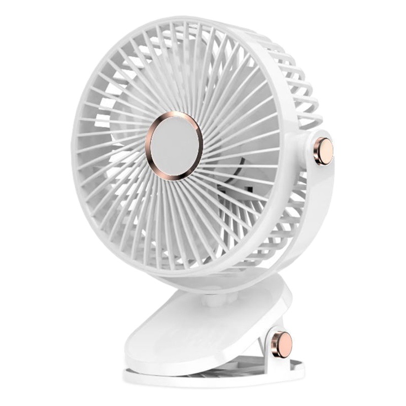 Ventilador de Escritorio USB con Clip, Modelo 2025, Recargable, Mini Ventilador de Clip para Oficina en Casa