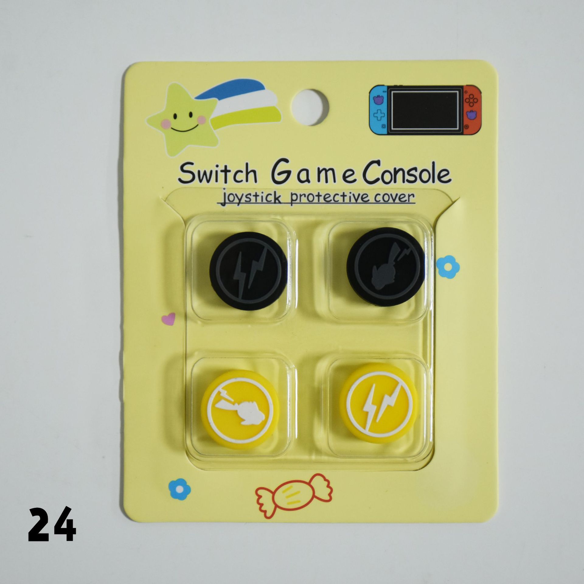 Tapa basculante de silicona de Nintendo Switch de dibujos animados NS Lite tapa basculante tapa protectora mango tapa protectora basculante