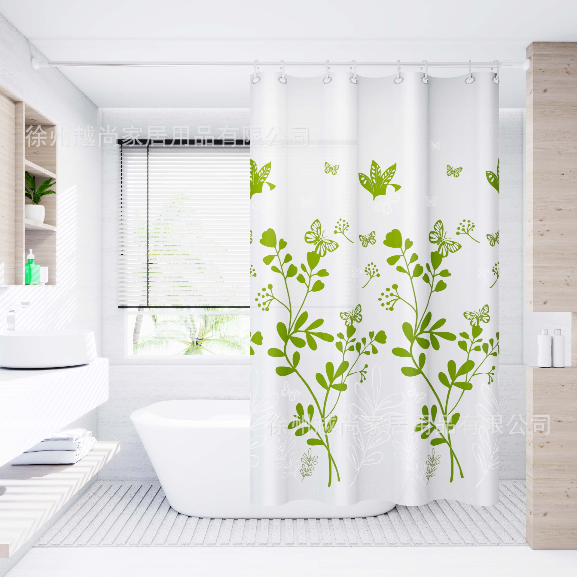 cortina de baño especial sin perforación cortina de baño barrera retráctil impermeable cortina de baño cortina de baño transfronteriza
