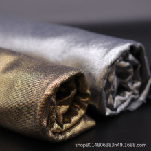 烫金布料牛仔布料面料洗水高档厚服装面料DIY手工衣服设计师面料